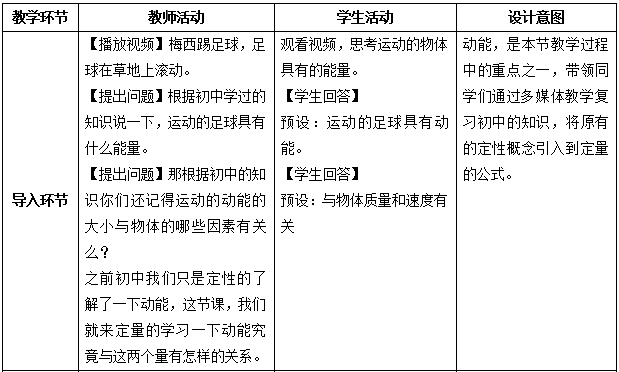 动能与动能定理教案